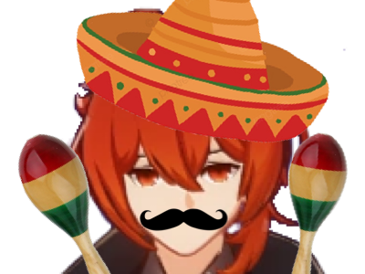 genshin kikoojap impact leger diluc mexicain maracas debile