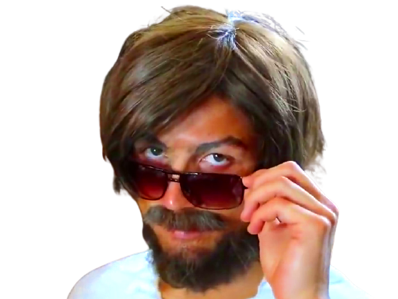 perruque narquois de longs bg regard brushing ronaldo noires soleil lunettes cheveux