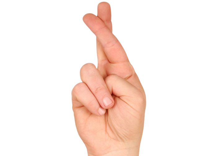 main croisons doigts les