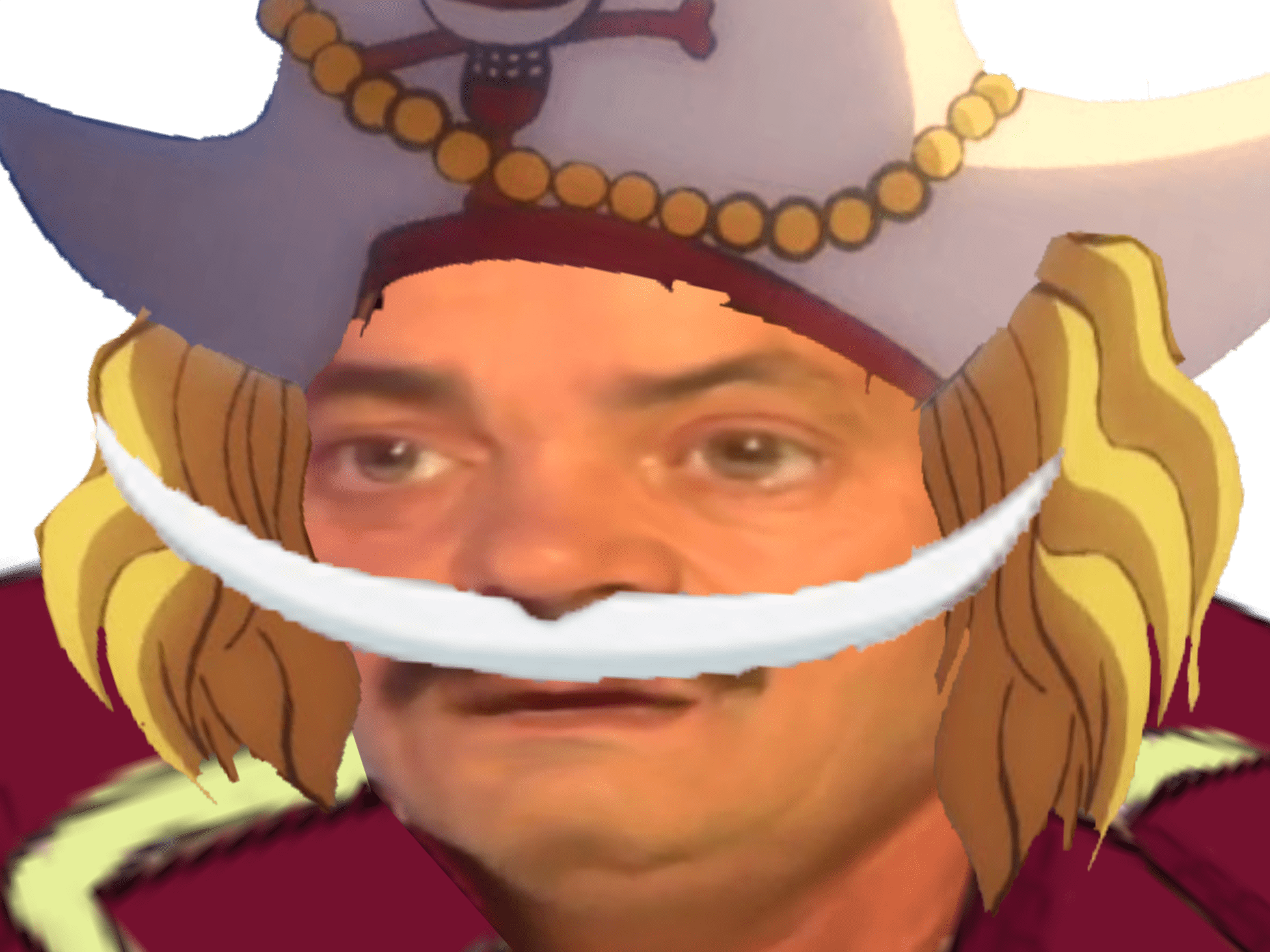 edward risiboulbe pirate risitas barbe one piece newgate blanche