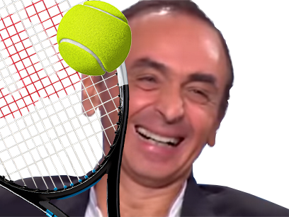 tennis politic rire figma zemmour balle