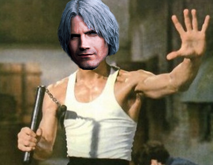 risitas bruce lee nunchaku dmc5 dante
