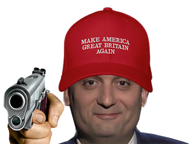 america rouge make casquette ent maga philippot again great trump paz politic flingue gun
