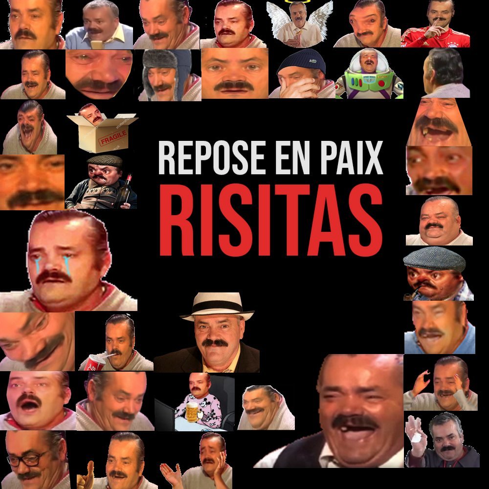 hommage risitas mort