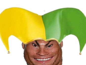 Sticker qlf bouffon risitas ronaldo par Soupedebite