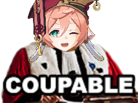 coupable impact gi juge fei gacha yanfei risitas reaction genshin yan