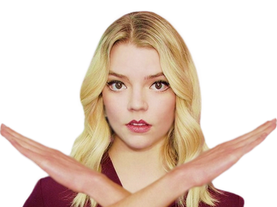 anya taylor game blonde joy over
