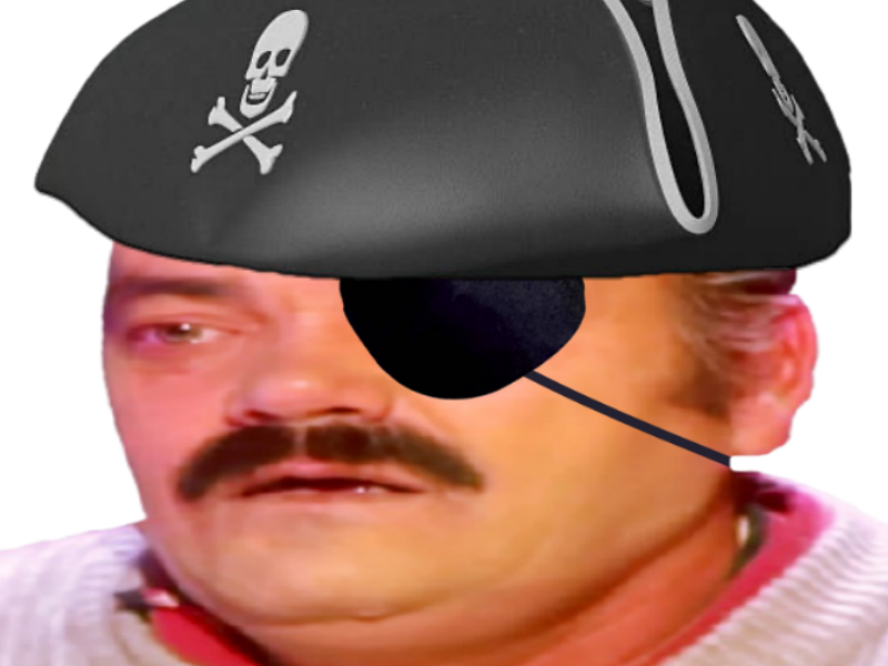 oeil cache mrc risitas de chapeau bandeau pirate