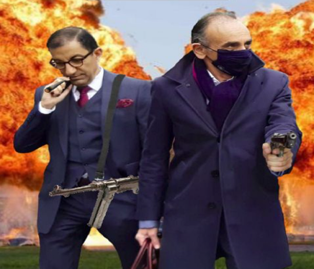 badass pistoler bandit politic gangster zemmour messiha explosion
