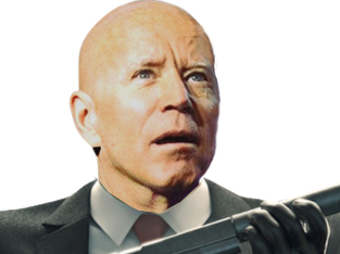 tueur avc hitman flingue calvitie psychopathe chauve silencieux gun president politic biden regard chauved