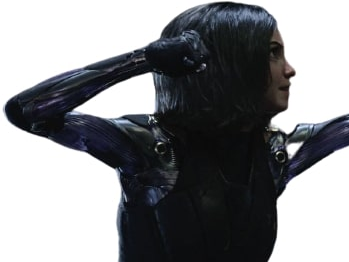 bagarre gif battle gally other angel alita