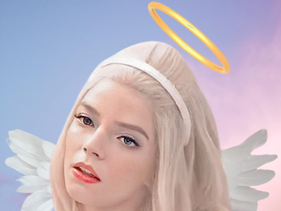taylor joy blonde halo aureole ange angel ailes paradis anya oracle