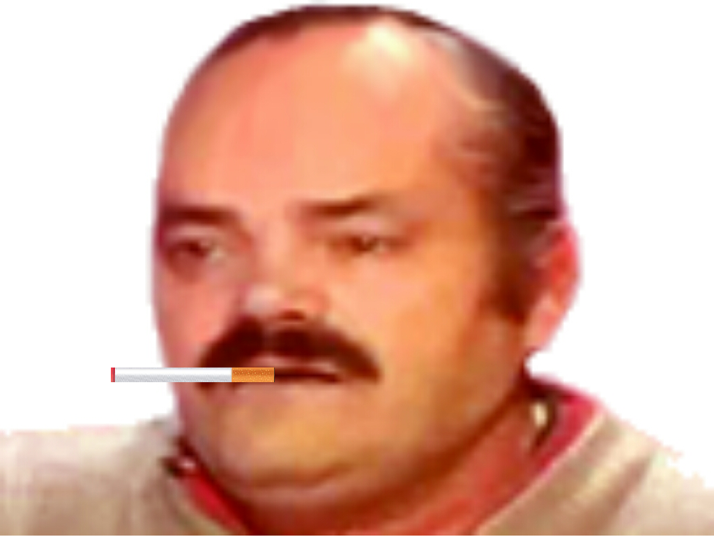 calvitie chauve risitas cigarette