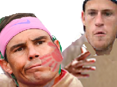 schwartzman claque tennis nadal gifle