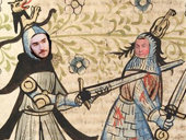 medieval faquin duel macron maraud chevalier gifle emmanuel politic epee