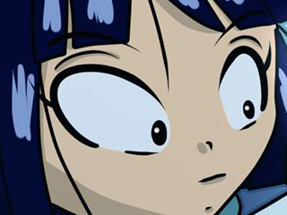 lagrogne fille frange