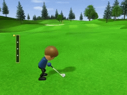 sport wiisport chance mii sniper wii golf larry