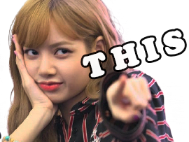 Sticker this lisa other blackpink kpop ceci par Tromperie