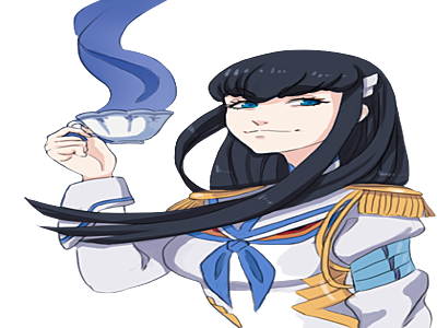 tasse kikoojap noraj kill satsuki kiryin rage la anime smug killlakill the