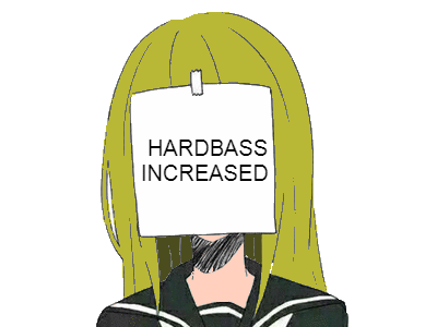 kikoojap hardbass gif couleur blonde pokerface