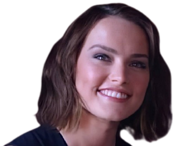 sourire daisy ridley