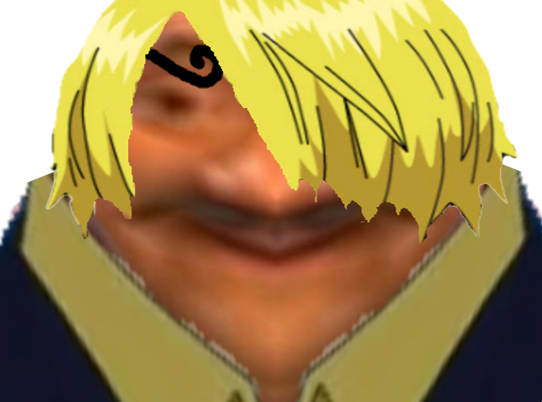 noire mugi jambe piece risitas mugiwara sanji chapeau miroir cigar one paille