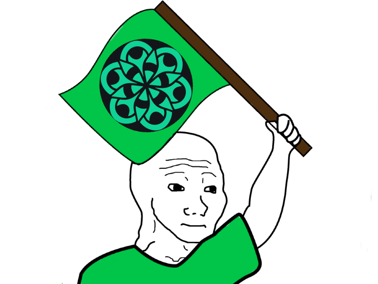 ultra drapeau flag risitas mandala