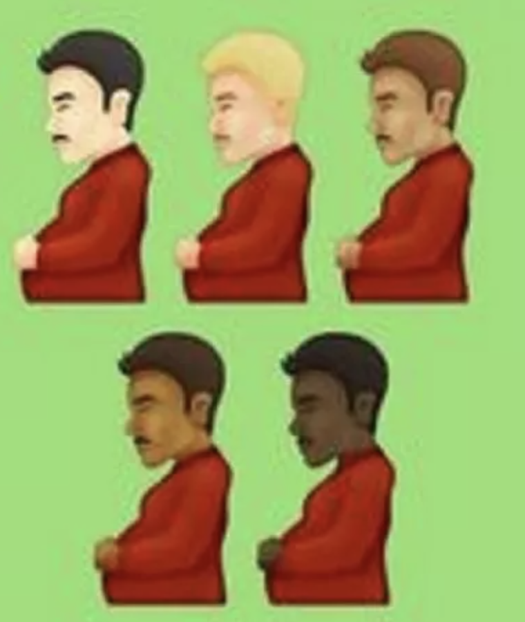 homme risitas progres emoji enceint
