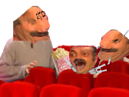 vaccin risitas golem popcorn piqure pass sanitaire cinema