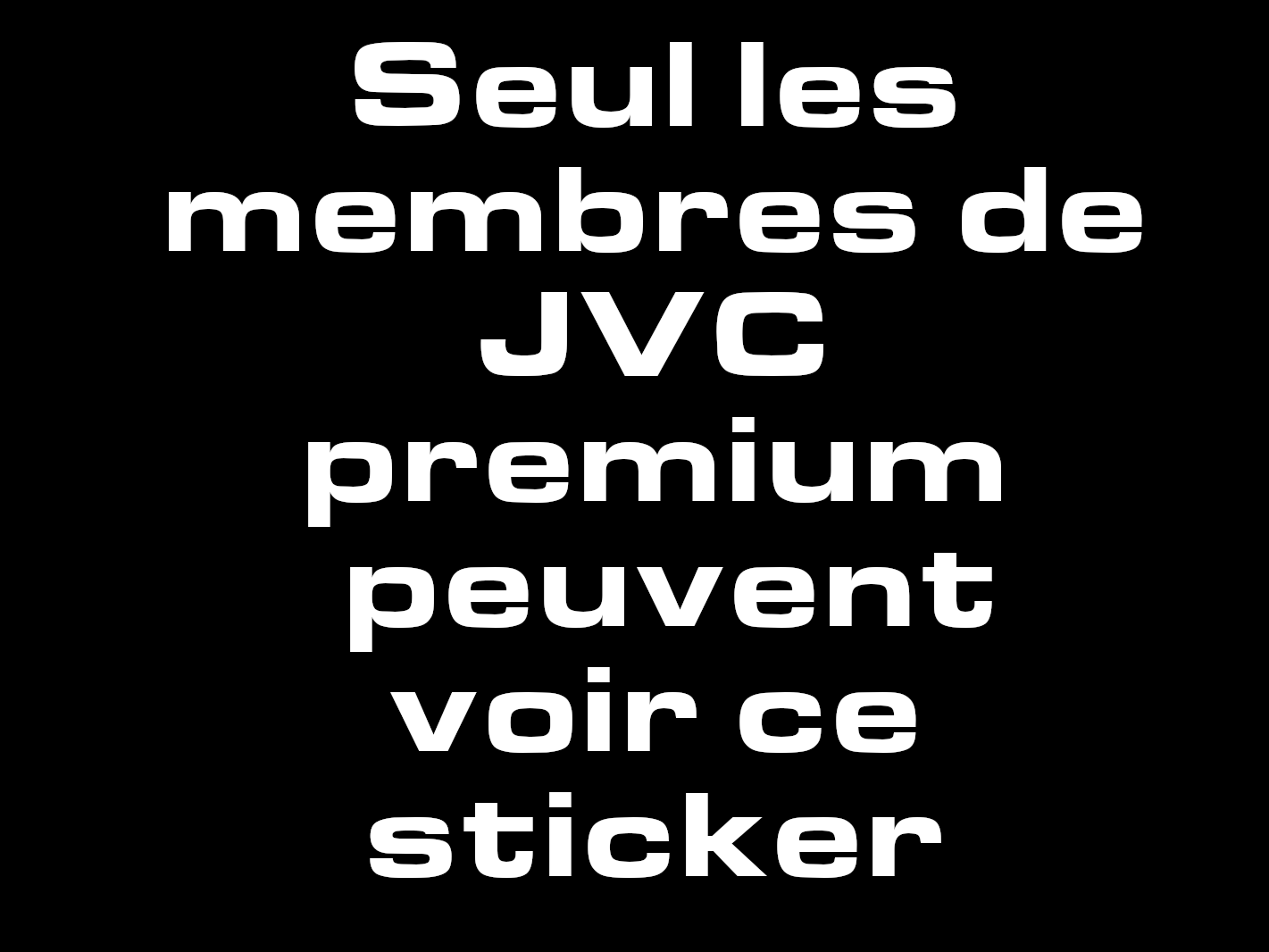 jvc privilege premium sticker membres