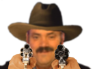 risitas-cowboy-aim-revolver-chapeau-vise-dual