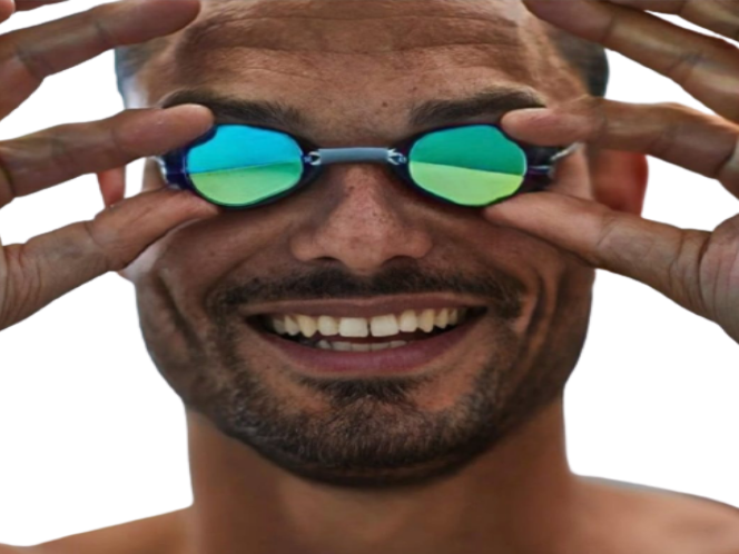 sourire lunettes paz ent manaudou