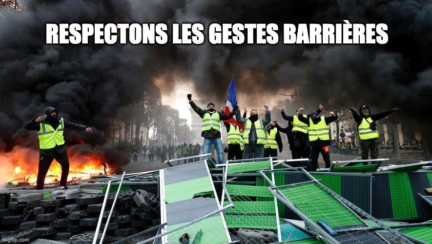 jaunes covid vaccin gilets politic