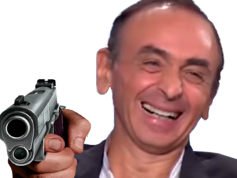 politic pistolet zemmour eric president 2022 natio