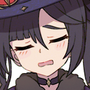 anime impact mona genshin sight fanart kikoojap