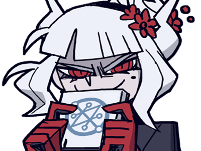 smug livre kikoojap lucifer helltaker lucy