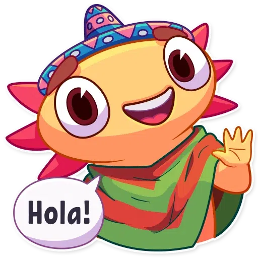 stickersbot other axolotl salut