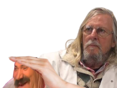 toutou golem main raoult caresse