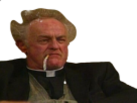 father jack pasteur ted alcoolique cigarette harknett pretre