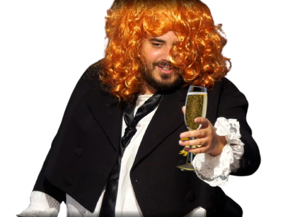 Sticker champagne doigluc impact doigby genshin jvc par Adelf-Hitlor