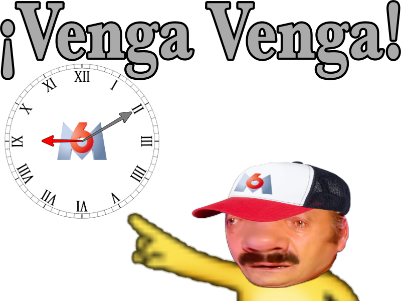 m6u puceau benga hophophop tele television hop heure venga casquette 21h20 horloge risitas