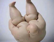 gras feet boule risitas roule gros chauve