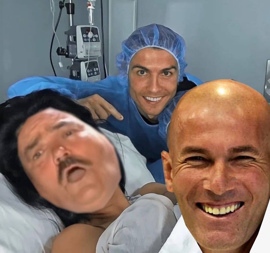 ballon zizou pnj accouchement foot zidane npc risitas cr7
