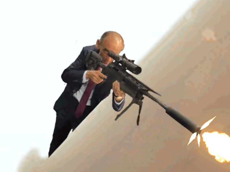sniper war president politic tire zemmour gif fusil mur anime eric z0zz world purge cnews