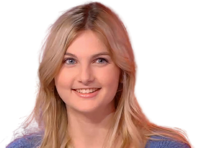 sourire fille escufon blonde jolie descufon coquine thais