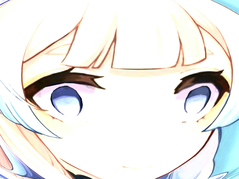 oui genshin kokomi jvc 700pommes blanc