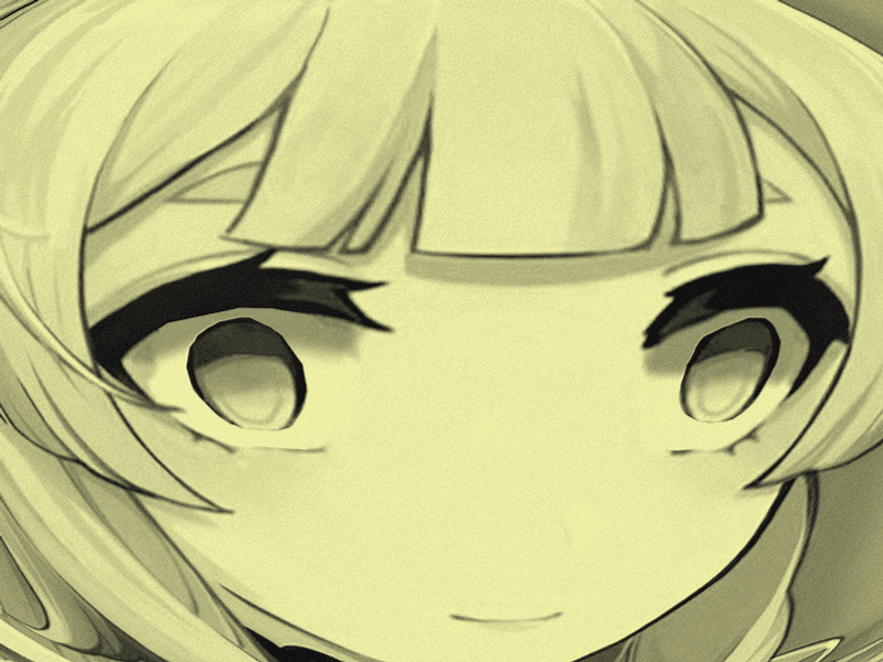 Sticker risitas jaune kokomi genshin par 700pommes