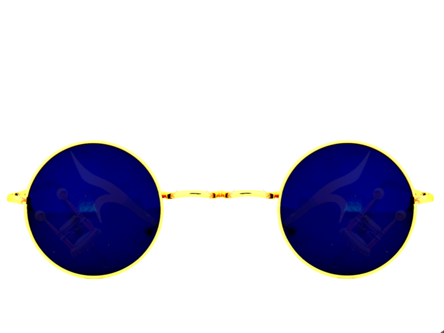 bleues golem bleu verres elton john petits lunettes risitas