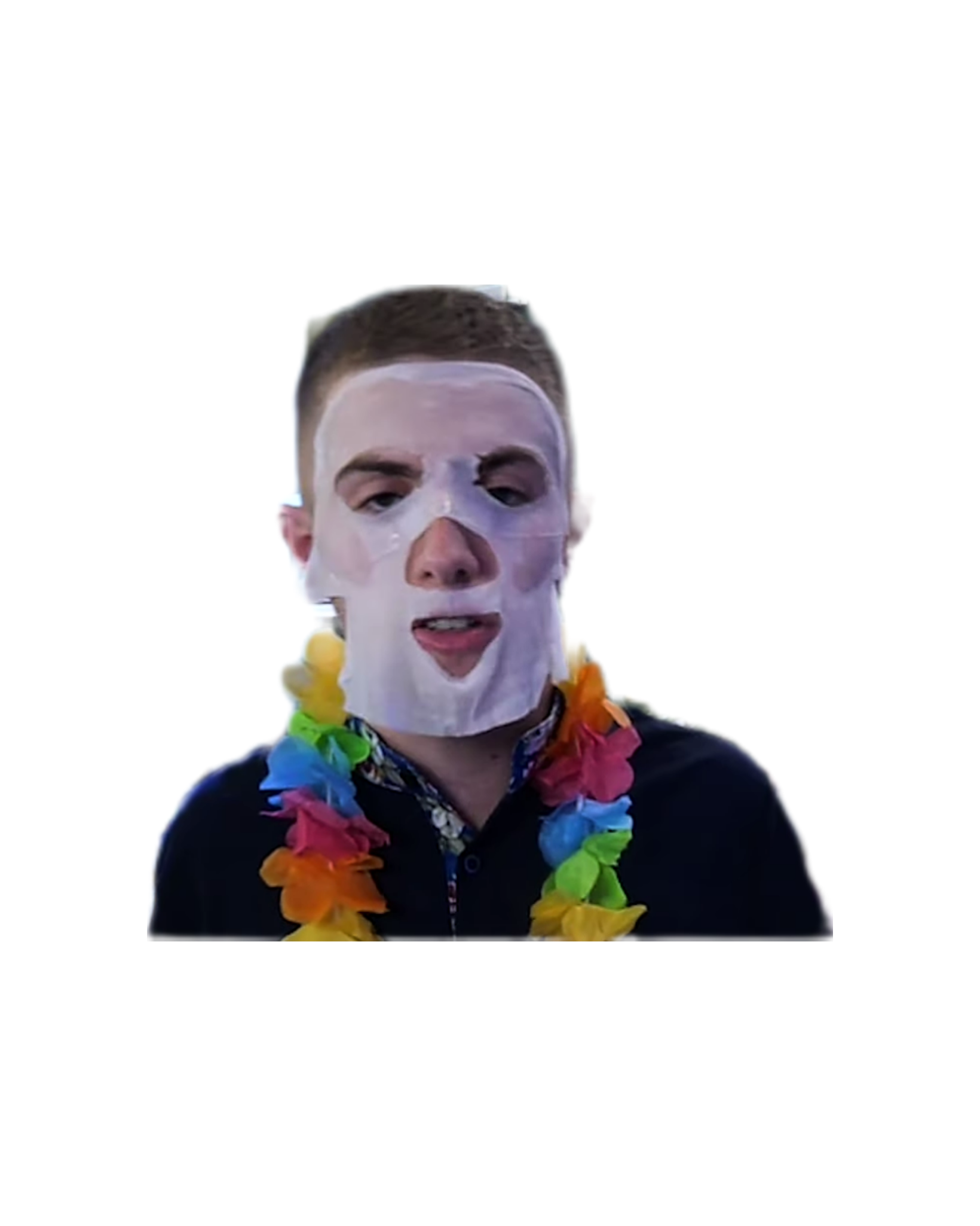 masque hawaii michou