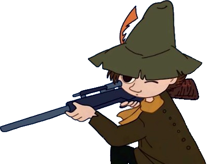 moomins risitas sereine snufkin